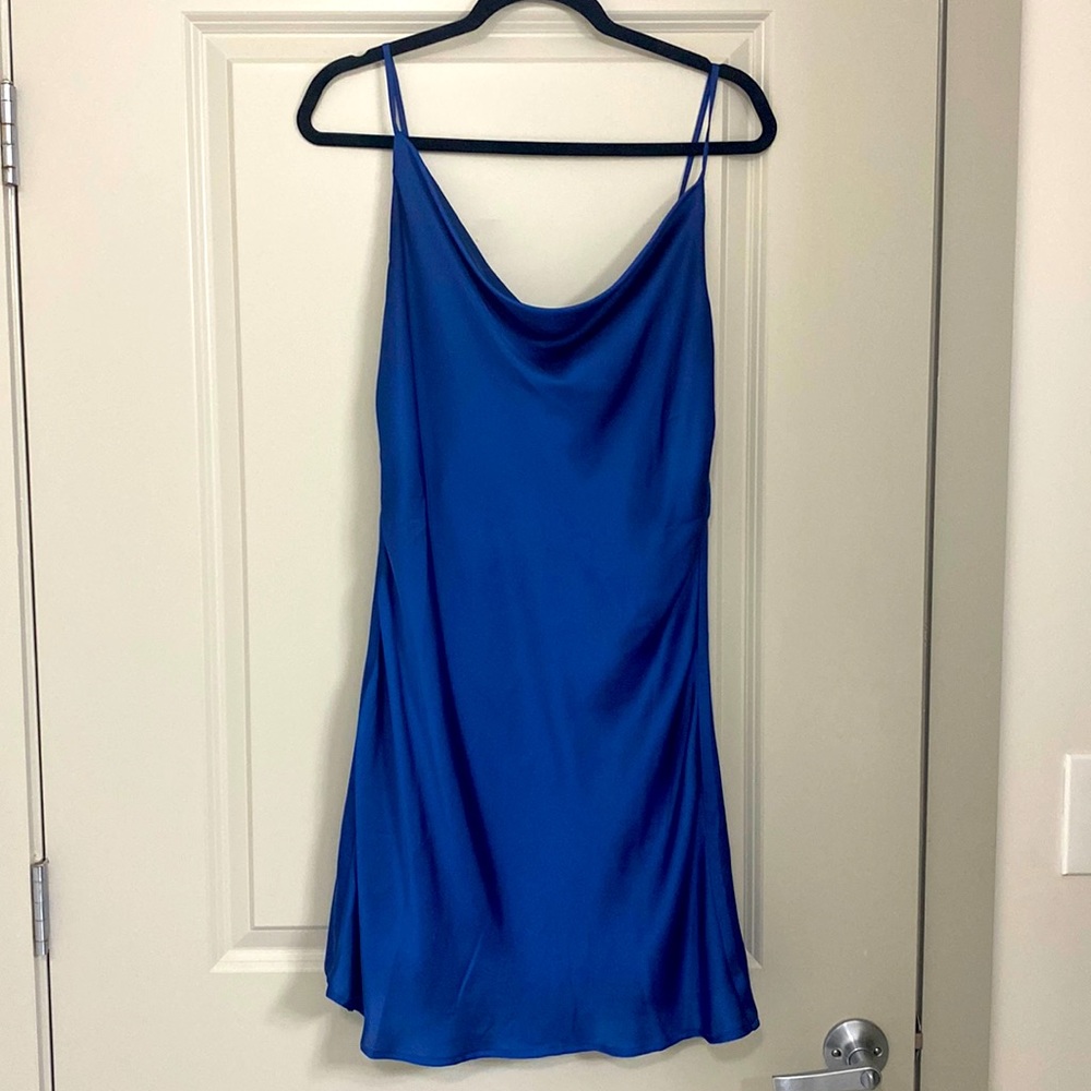 Altar’d State Cowl Next Mini Dress
